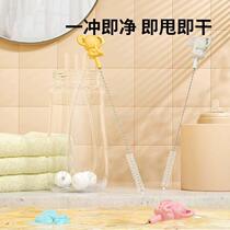 Bottle straw brush cleaning brush baby special childrens water cup gravity ball drinking tube cleaning artifact extended and small