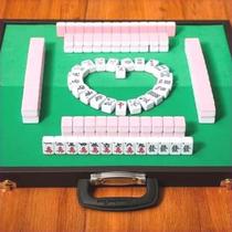 Mini travel trumpet mahjong tiles portable small Internet celebrity dormitory hand rub home cartoon mahjong