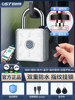 Fingerprint Password Padlock Stainless Steel Outdoor Waterproof Rural Gate Courtyard Door Remote Control Smart Digital Lock