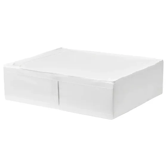Under-Bed Fabric Storage Box, Under-Bed Organizer, Oxford Cloth Flat Ultra-Thin Clothes and Quilt Storage Box, Extra-Large for Home Use