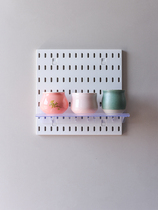 28×10cm large platform coffee utensil storage and organization rack suitable for a certain company’s perforated board holes