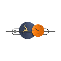 Nordic light luxury clocks wall clocks living room home clocks modern bedroom and restaurant decoration silent clocks creative wall clocks