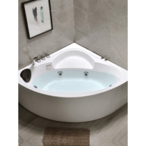 Jiumu Double Fan-shaped Triangle Hotel B&B Couple Smart Constant Temperature Surf Massage Small Household Acrylic