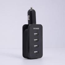 Direct selling car cigarette lighter conversion US row socket one or four ports B extension with car line split trailer mobile phone charging