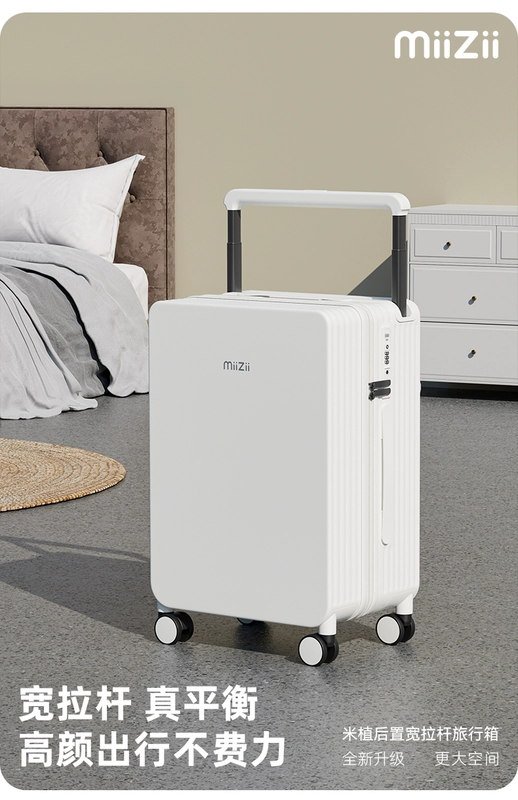 Vali Hành Lý Cho Nữ Xe Đẩy 20 Inch Hộp 2024 Mới Rộng Xe Đẩy Vali Lên Máy Bay Hộp Bánh Xe Đa Năng Mật Khẩu Hộp dành Cho Bé Trai mua vali du lịch