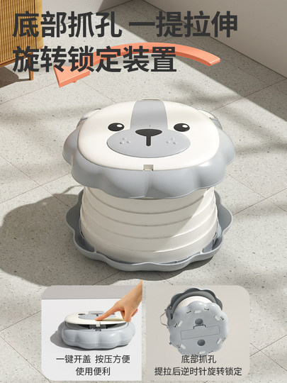 Children's Foldable Toilet, Portable for Car Travel, Girls' Portable Potty, Boys' Urinal, Baby Potty Seat