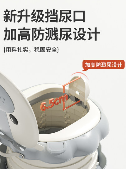 Children's Foldable Toilet, Portable for Car Travel, Girls' Portable Potty, Boys' Urinal, Baby Potty Seat
