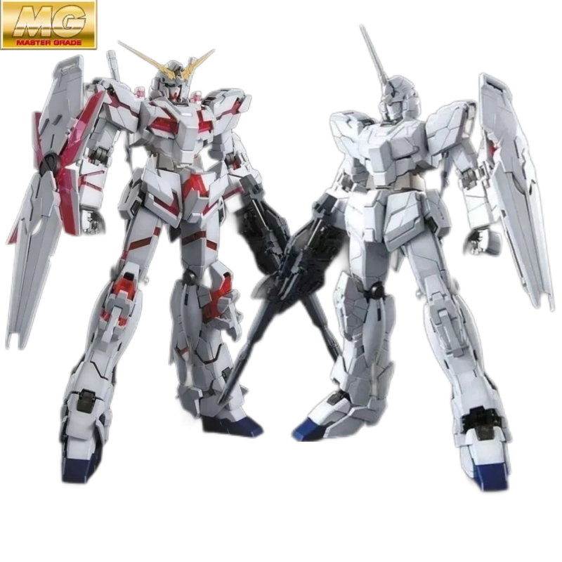 Dazhan 66371/100 Red and White Unicorn Reissue Color Box Transformable Dual-Form Switching Assembly Model Toy