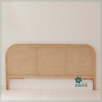 1.8 meter bedside bedside backrest rattan headboard bed backboard bed and breakfast hotel Nordic simple bedside decorative board
