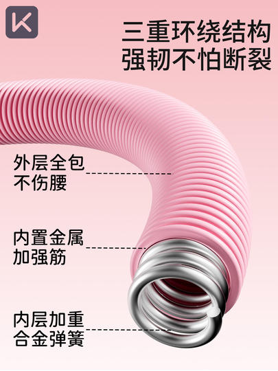 Мягкий обруч для хулахупа для женщин, для похудения живота, утяжеленный, не вредит талии, специально разработан для похудения и снижения веса, волшебное средство для сжигания жира, новая модель 2025 года.