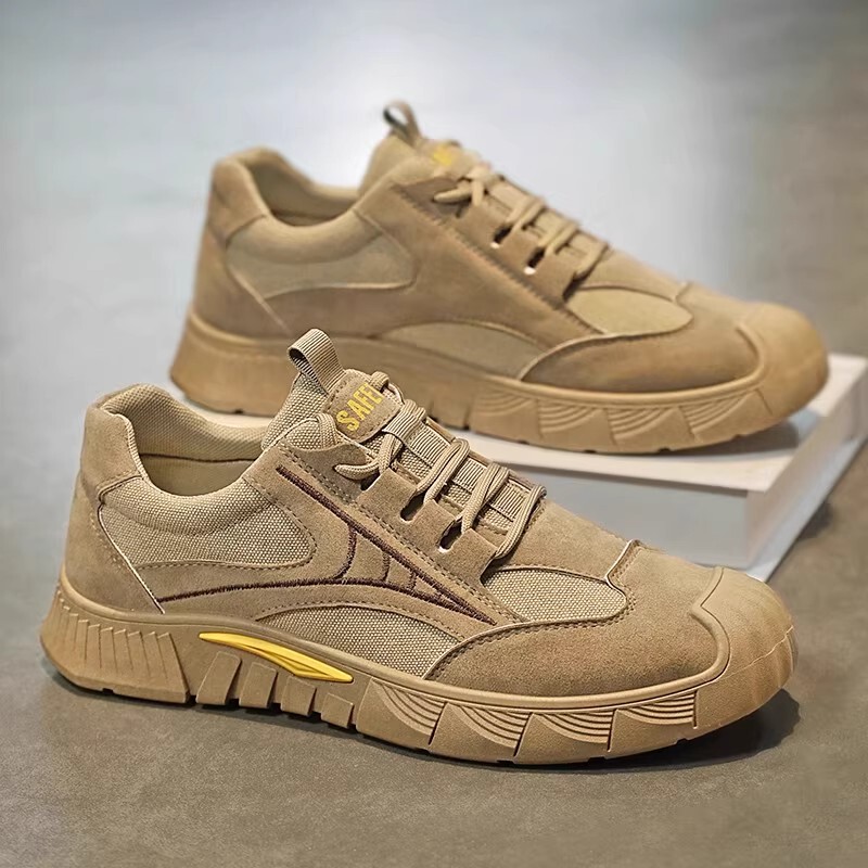 Labor Protection Shoes for Men, New Autumn Style, Breathable, Non-Slip, Wear-Resistant, Sports Shoes for Work on Construction Sites, Casual Work Shoes for Men Labor Protection Shoes for Men, New Autumn Style, Breathable, Non-Slip, Wear-Resistant, Sports Shoes for Work on Construction Sites, Casual Work Shoes for Men