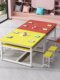 Aigole 초등학생 그림 미술 책상 서예 학습 훈련 테이블 학교 과외 수업 복층 교실