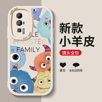 Monster family suitable for redmi k50 mobile phone case Xiaomi k70 protective cover k60 extreme version anti-fall k50e advanced k40s female model k30 cartoon pro new redmi internet celebrity full