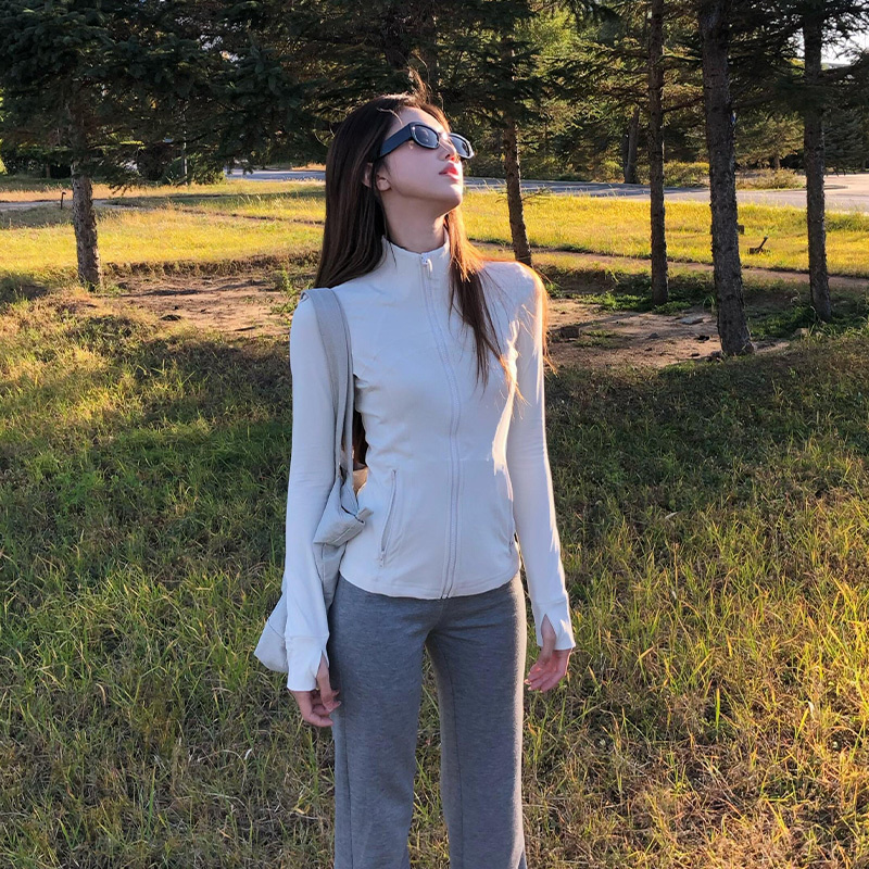 Di Decatlo Flagship Store Fleece-Lined Slim-Fit Jacket for Women, Autumn and Winter Softshell Jacket with Fleece Lining