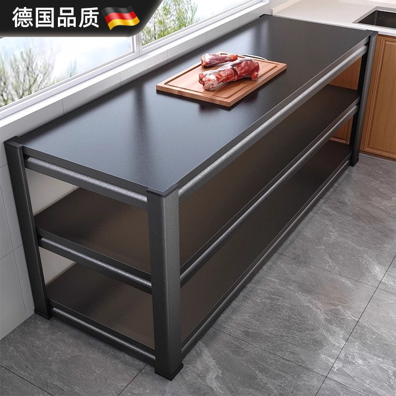 德国厨房置物架落地多层收纳货架家用工作台多功能储物架微波炉架