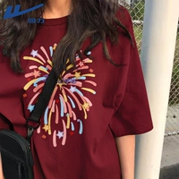 Подходит для мужчин и женщин, для отдыха, хлопковый, бордовый, 100% хлопок