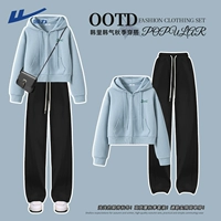 【2 Пакет】 Haze Blue (H Happy Smile Mart Mart) + черный (сплошной цвет)