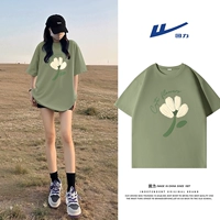 【Короткий рукав】 Пальмовая зеленая (время цветочного языка времени)