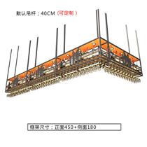 Bar wine rack hanger hanging goblet rack hanging iron wine glass rack industrial style wall cabinet storage rack upside down