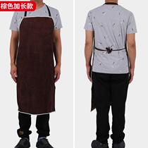 Full Cow Leather Cuff Wear and heat insulation cover Spark Splash Anti-Burn electric welding jacket welders anti-sleeve anti-Y cuff jacket bag 