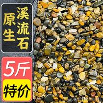 Natural stream stone fish tank special bottom sand native stream bottom sand aquarium decoration landscaping pebbles and stones