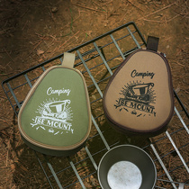 Snow bowl storage bag outdoor camping picnic barbecue tableware large capacity Oxford cloth portable hand-held storage bag