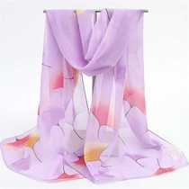 New Rose Chiffon Scarf Sunscreen Small Long Scarf Womens Ur