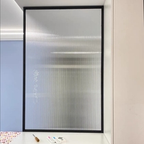 Ultra white Changhong half wall partition screen wash basin bathroom living room entrance hall tempered art glass customization