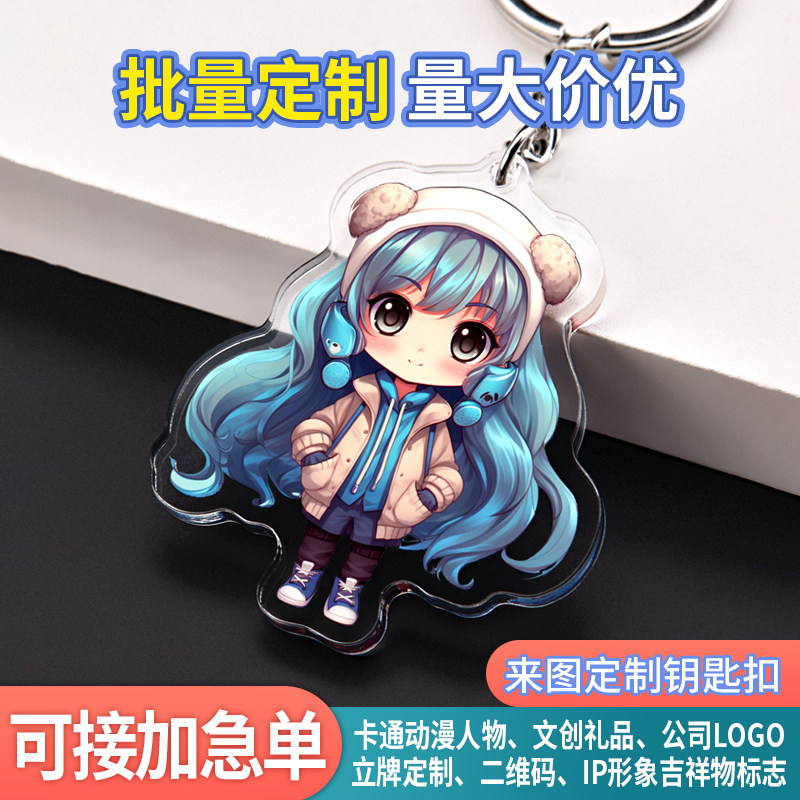 亚克力挂件定制，打造专属卡通周边的魅力 itemprop=