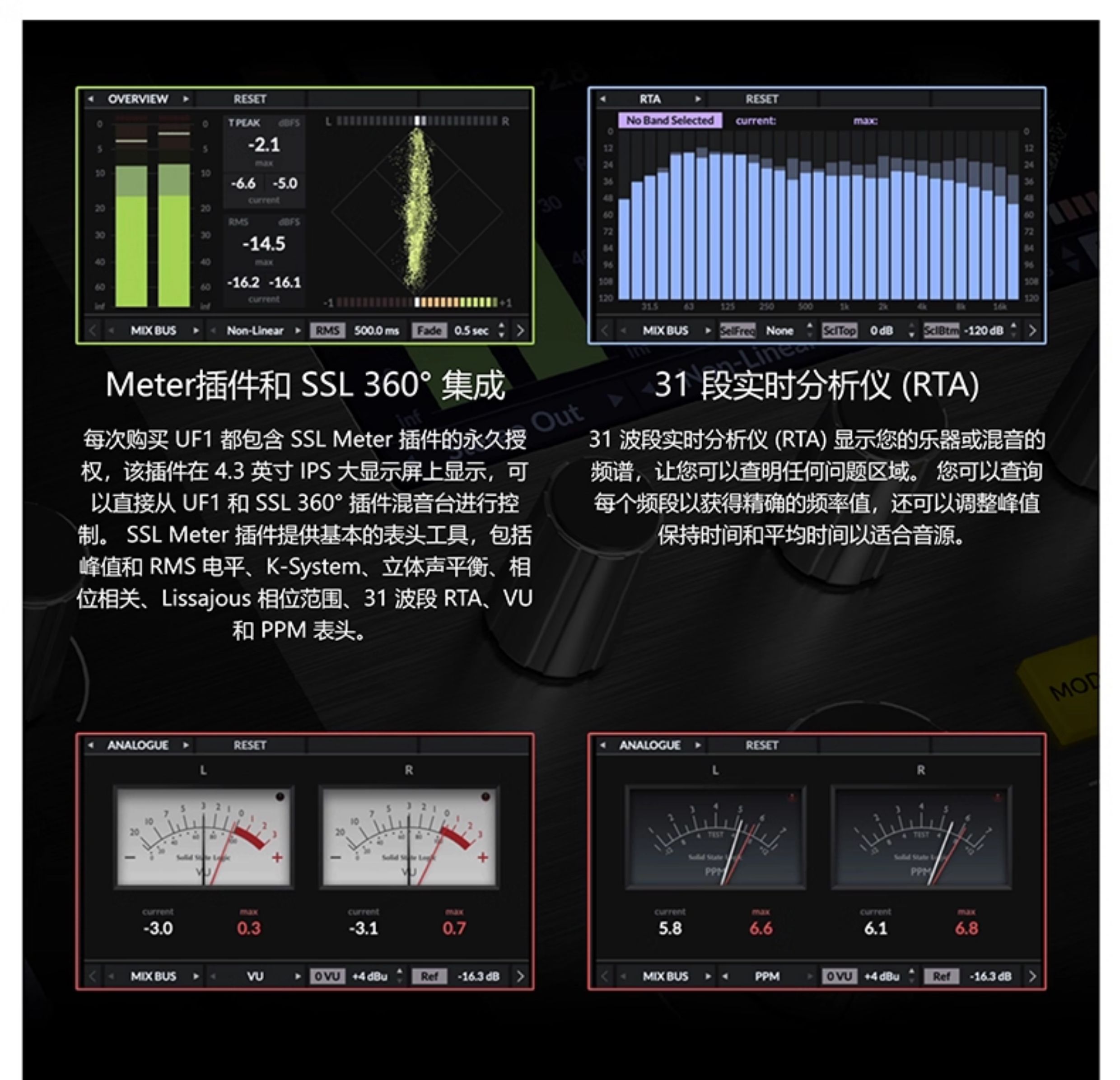Solid State Logic SSL UF1 录音工作站控制器插图2