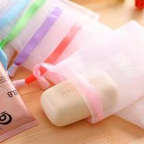 Colored silk with bubbly net double handmade soap mesh bag washbread Milk Soap Bag Soap Beat Bubble Mesh Foam Mesh Bag