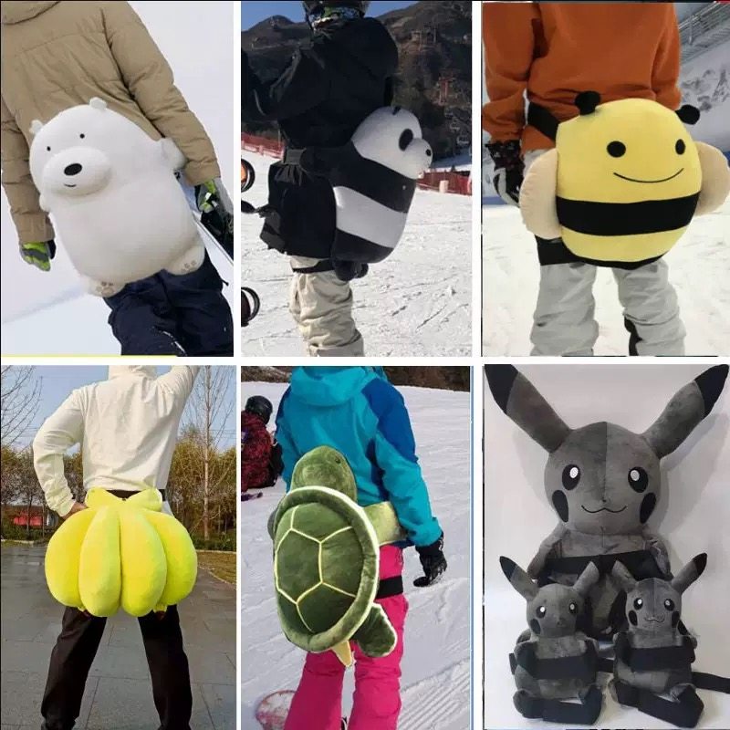 Ski Turtle Hip Pads, Anti-Fall Pants, Professional Protective Gear, Knee Pads, Butt Pads, Snowboard and Ski Equipment for Children and Adults
