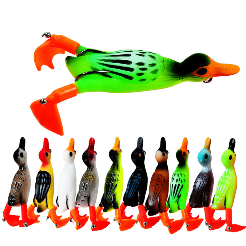 10Cm/11.5G Bionic Duck Lure for Targeting Black Bass, Catfish, and Other Fish, Designed for Floating and Long-Distance Casting, Realistic Water Bird Simulation 10Cm/11.5G Bionic Duck Lure for Targeting Black Bass, Catfish, and Other Fish, Designed for Floating and Long-Distance Casting, Realistic Water Bird Simulation