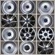 ATV rim hub wheel ລົດຈັກ 6/7/8//12/14 wheel modified car vacuum tire hub