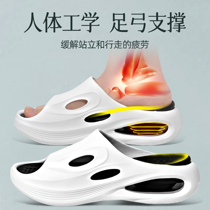 Arch Collapse Correction Slippers, Flat Foot Support, High-End Women's Outdoor Wear, Thick Soles, soft sole Household Anti-Slip and Anti-Odor