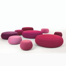 Kindergarten training institution small round stool office company waiting area rest area creative combination sofa block