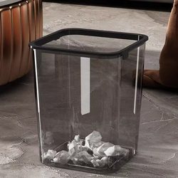 Trash Can for Home Use 2024 New Model Large Capacity Light Luxury High Aesthetic Value Without Lid for Kitchen Living Room Bedroom Bathroom