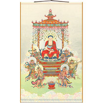 Pictures of Sakyamuni Buddha Tathagata Buddha Secret Vajra and Four Heavenly Kings silk scroll paintings full screen paintings customized