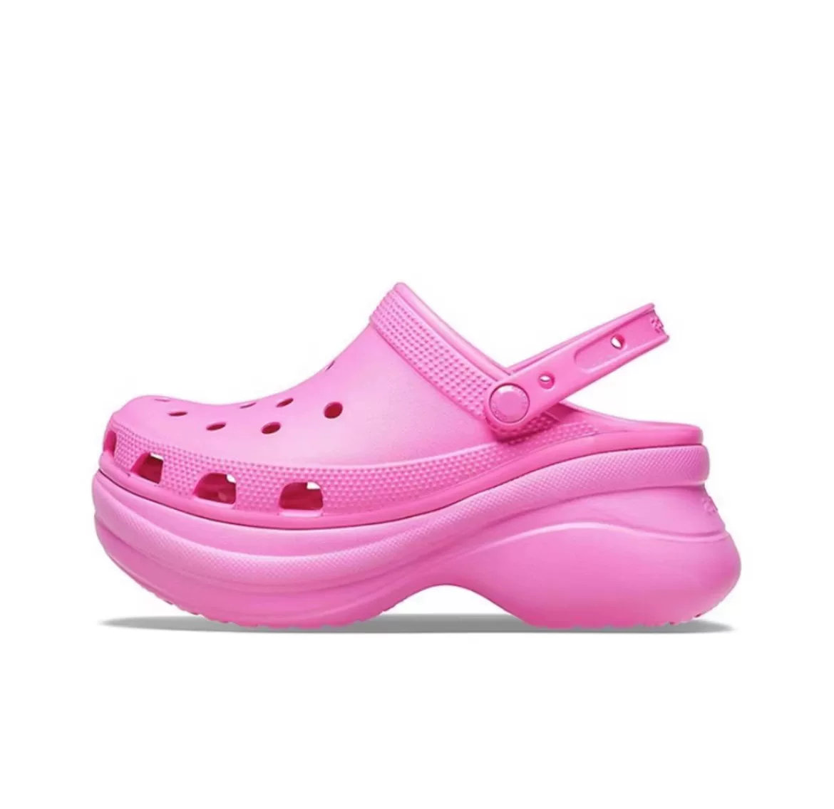 Кроксы Крокчи и Янг Ми в одном стиле, Little Whale Crocs, ретро-крупная подошва, обувь на каблуке-увеличение роста, пляжные сандалии Баотоу