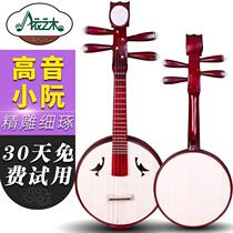 Hardwood Xiaoruan Xiaoruan XiaoNguyen Musical Instruments Hard Wood Material Small Nguyen Learn To Play Beginner Xiaoruan Sends Accessories