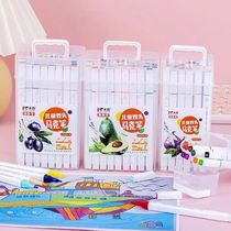 12-color double-ended marker pen set for children and primary school students 24 colors and 36 colors safe non-toxic and washable