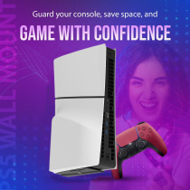 Suitable for SONY PS5 Slim game console aluminum alloy metal wall bracket wall storage vertical cooling