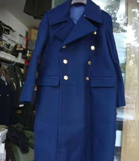 In-Stock Genuine 87 Blue Woolen Coat, Blue Officer Woolen Coat, Double-Breasted Woolen Coat