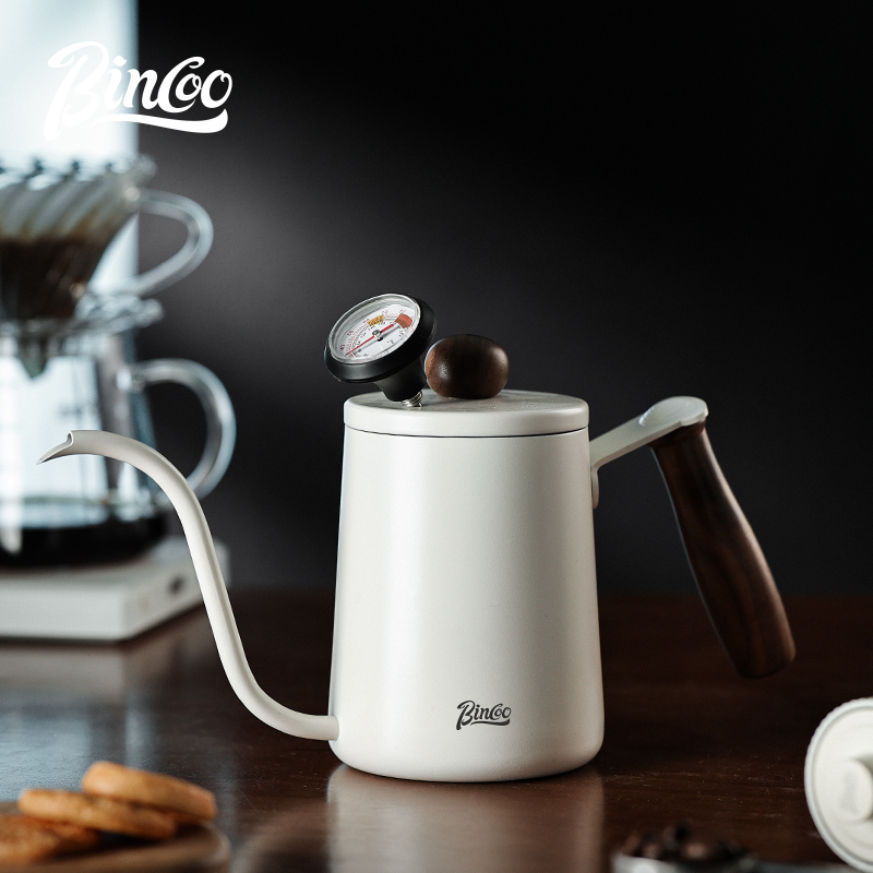 Bincoo Shares Hand-Brewed Coffee Pot, Coffee Filter Cup, Narrow Spout Pot, Household Coffee Utensils, Hanging Ear Long Spout Kettle