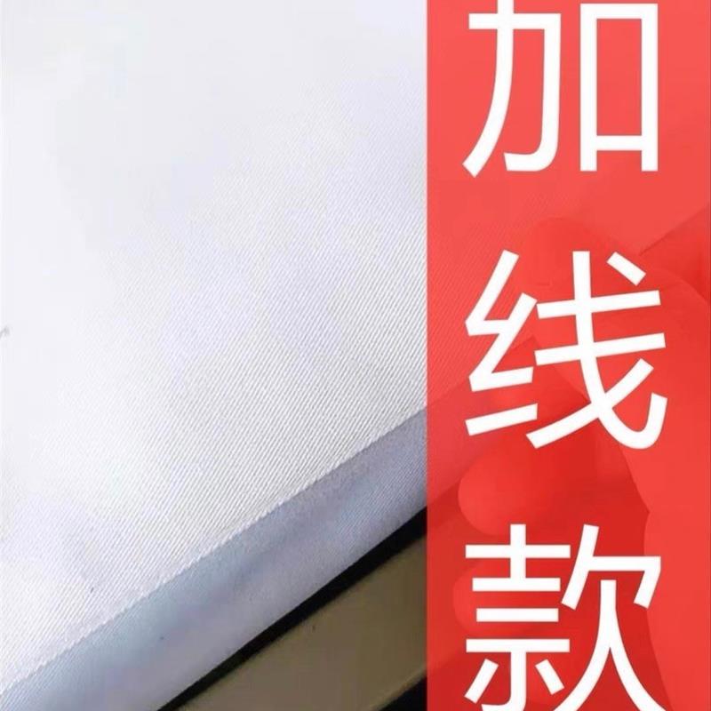 White Bed Sheet, Military-Style, Hard-Pressed, Non-Pilling, Pure White, Thickened Single Piece, Standard Single-Person Cotton, for Military and Fire Service Use
