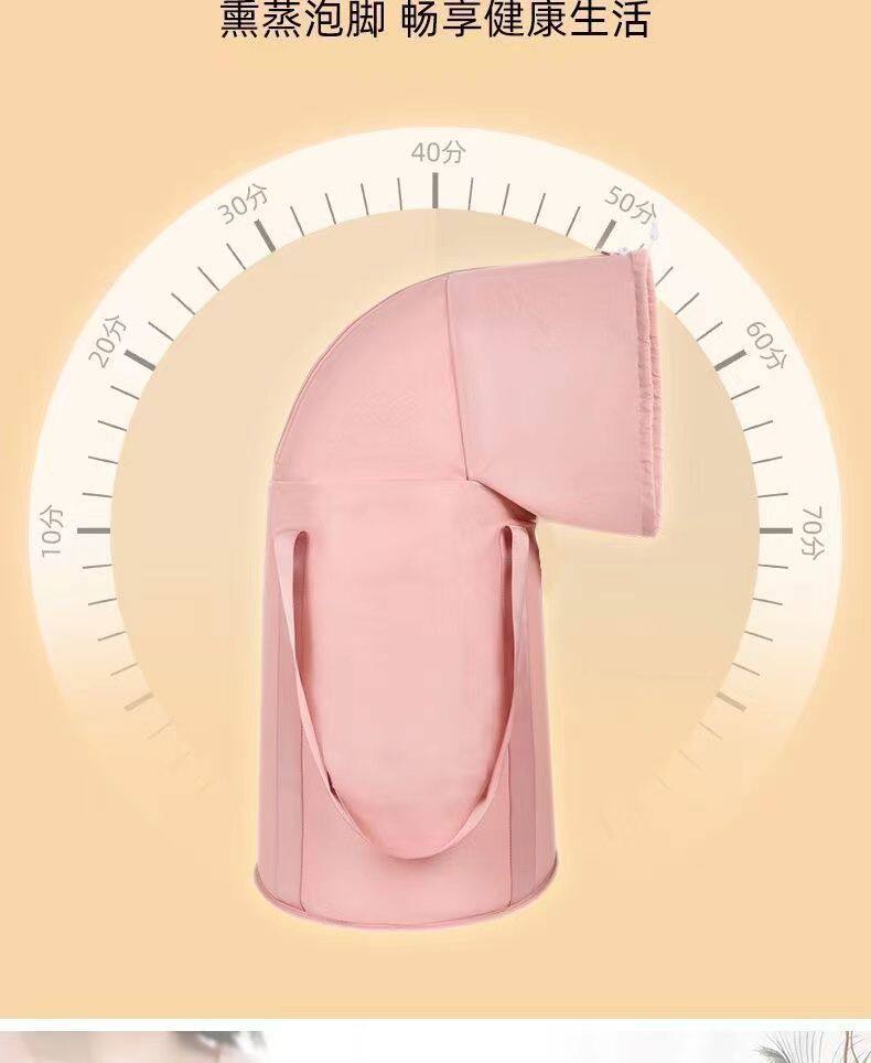 Ноги мешки ванной 可折叠泡脚桶过小腿家用泡脚袋便携足浴盆加高过膝保温泡脚专用桶