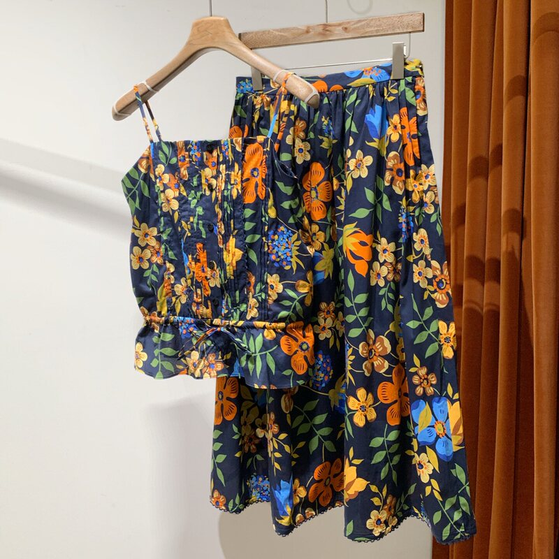 Distinct from All Others~ Unlike the Blandness of the Market~ Liberty Printed Cotton Camisole Skirt, Short-Sleeved Shirt, Shorts