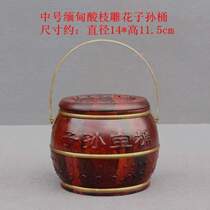 Wedding large wedding dowry bucket ornaments gift mahogany supplies celebration toilet solid wood descendant bucket toilet descendant