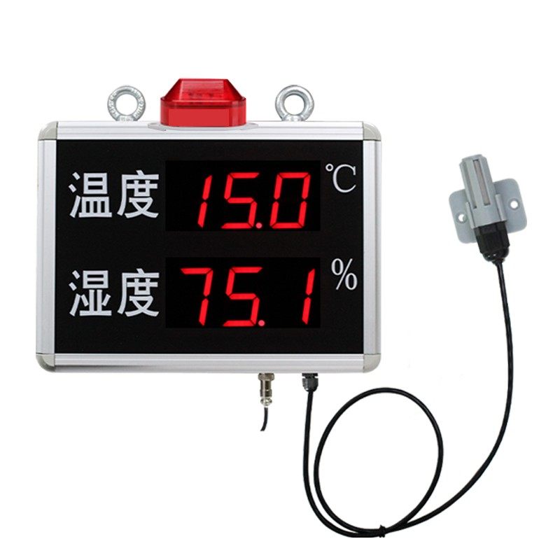 2026年温湿度看板车间LED大屏显示仪如何选择？高精度传感器 智能报警功能详解