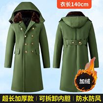 Military coat mens winter new military coat mens minus 40 degrees Russian cold-proof military coat Northeast outdoor